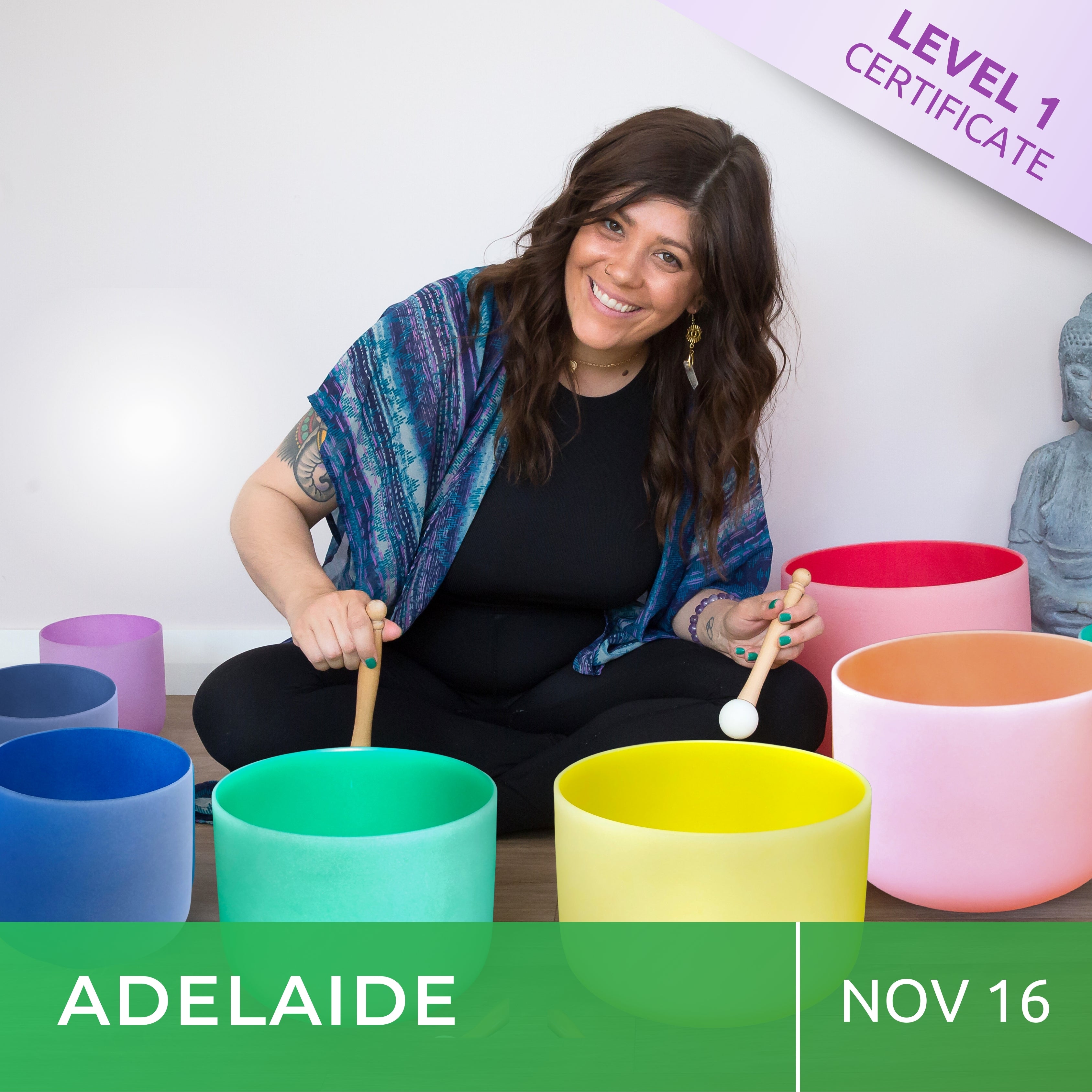 ADELAIDE | Nov 16 | Level 1 Crystal Bowls Certificate | Half Day Class