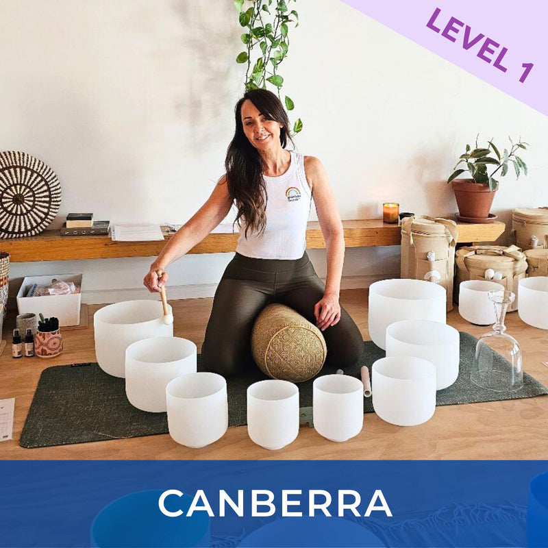 CANBERRA Aug 31 | Level 1 Crystal Singing Bowls Workshop