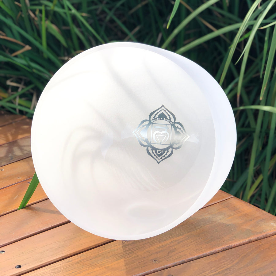 SHARP NOTE C# | 12" Crystal Singing Bowl