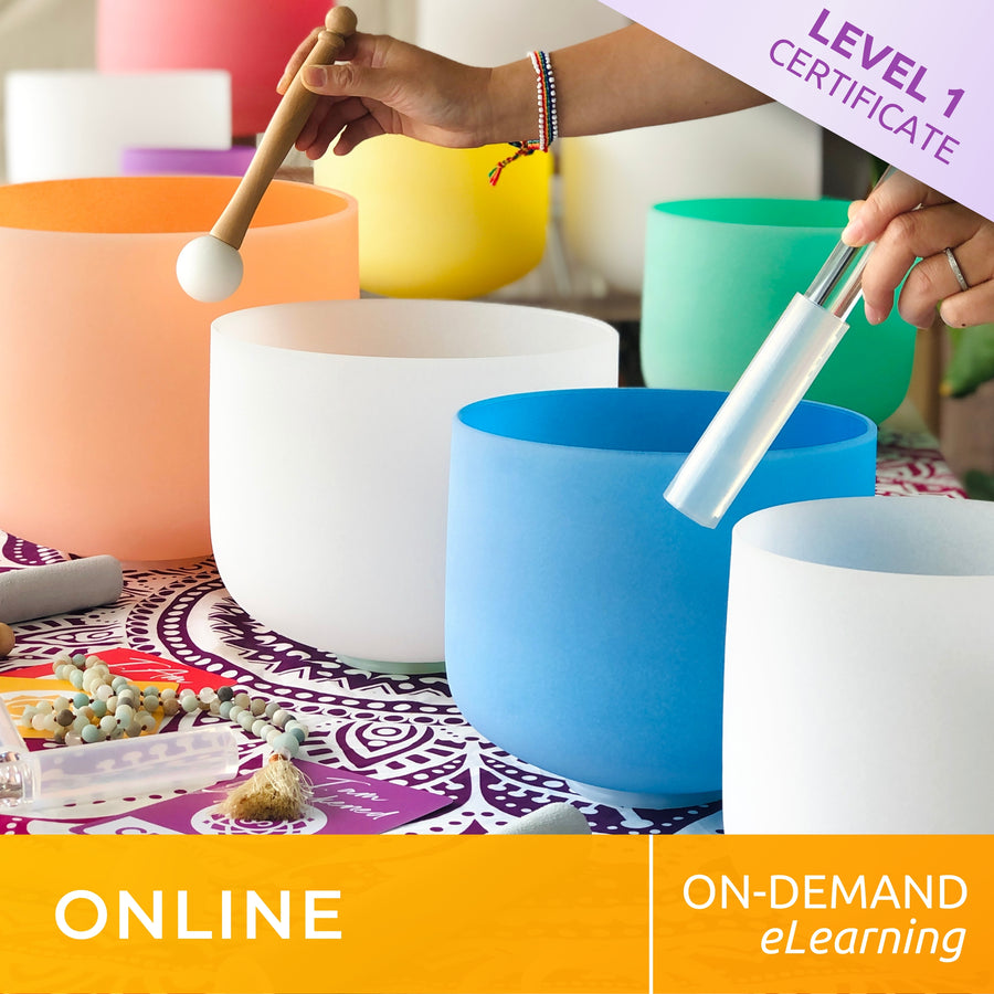 Level 1 Crystal Singing Bowls Online Course