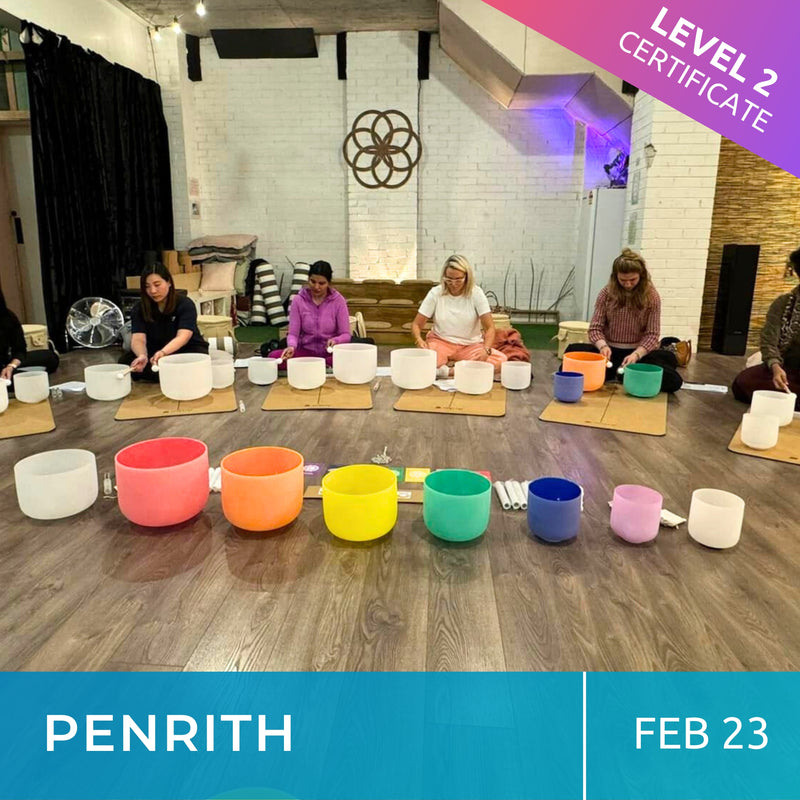 PENRITH | Feb 23 | Level 2 Crystal Bowls Certificate | Half Day Class