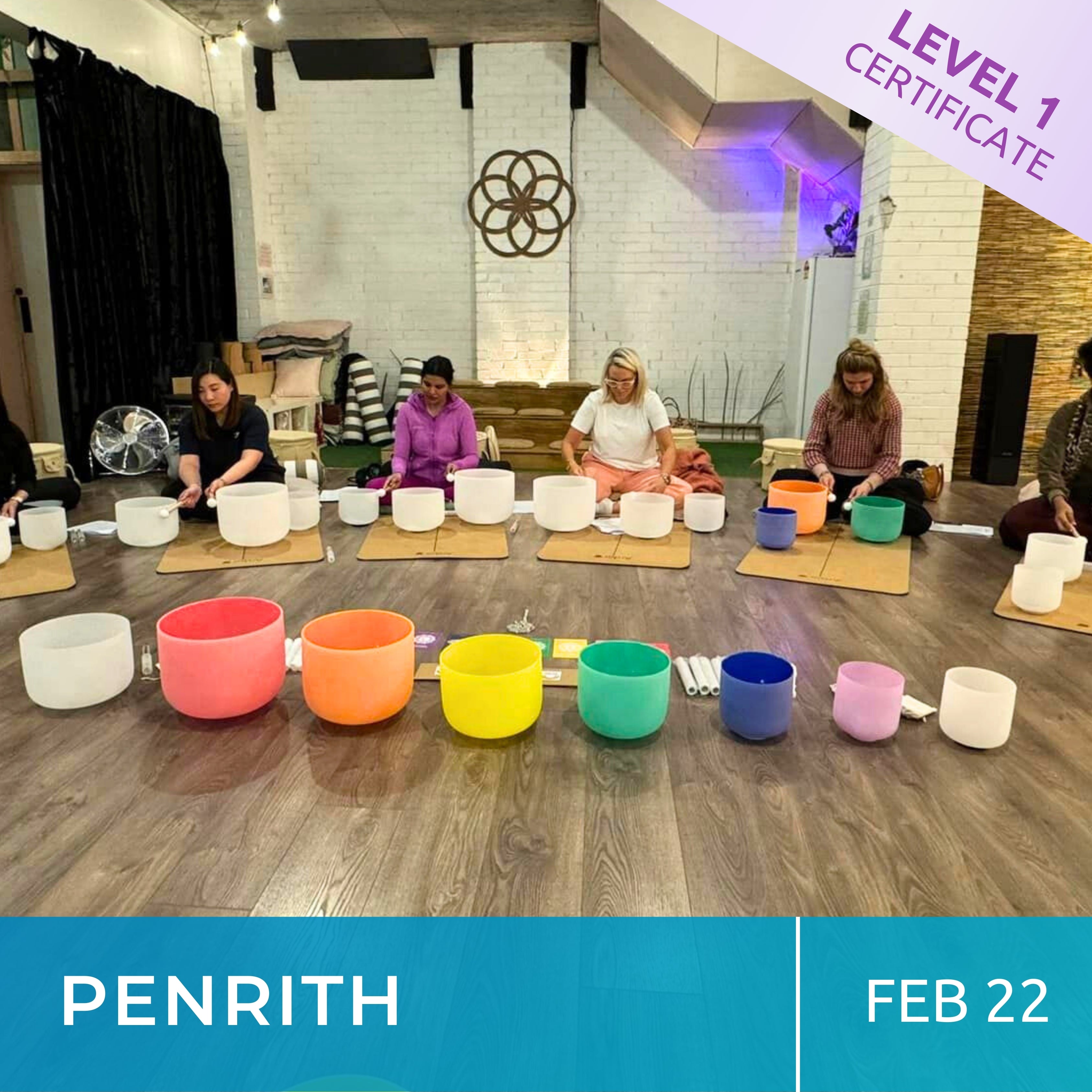 PENRITH | Feb 22 | Level 1 Crystal Bowls Certificate | Half Day Class