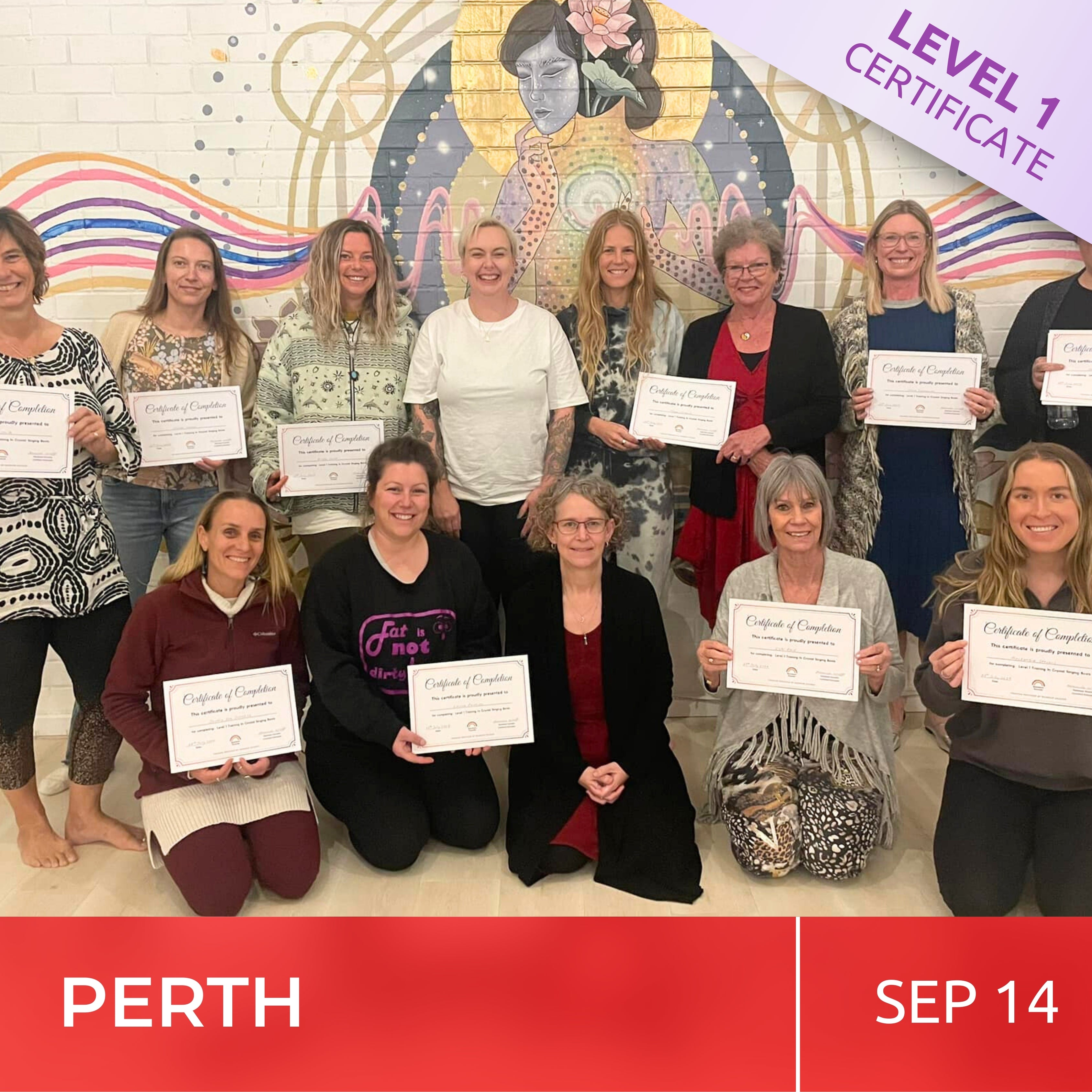 PERTH | Nov 23 | Level 1 Crystal Bowls Certificate | Half Day Class