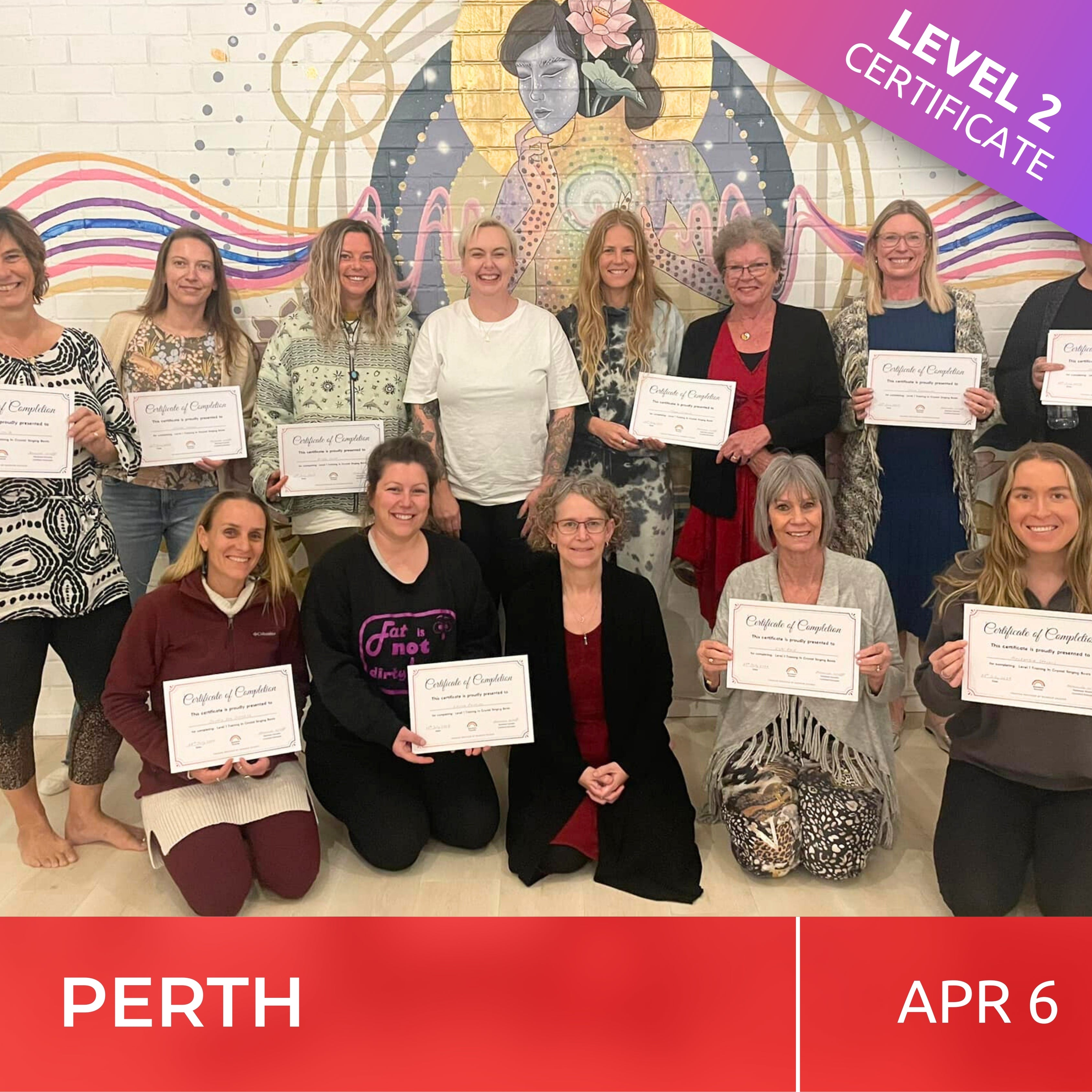 PERTH | Apr 6 | Level 2 Crystal Bowls Certificate | Half Day Class