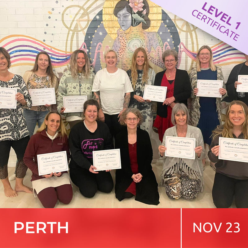 PERTH | Nov 23 | Level 1 Crystal Bowls Certificate | Half Day Class