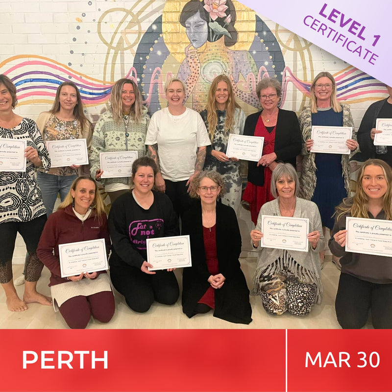 PERTH | Mar 30 | Level 1 Crystal Bowls Certificate | Half Day Class