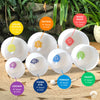 Crystal Bowl RainbowSoundsBowls White Set of 7 Chakra Bowls