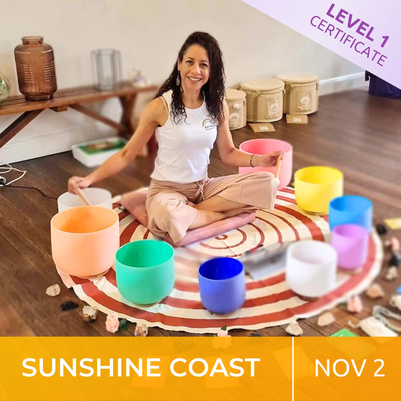 SUNSHINE COAST | Nov 2 | Level 1 Crystal Bowls Certificate | Half Day Class