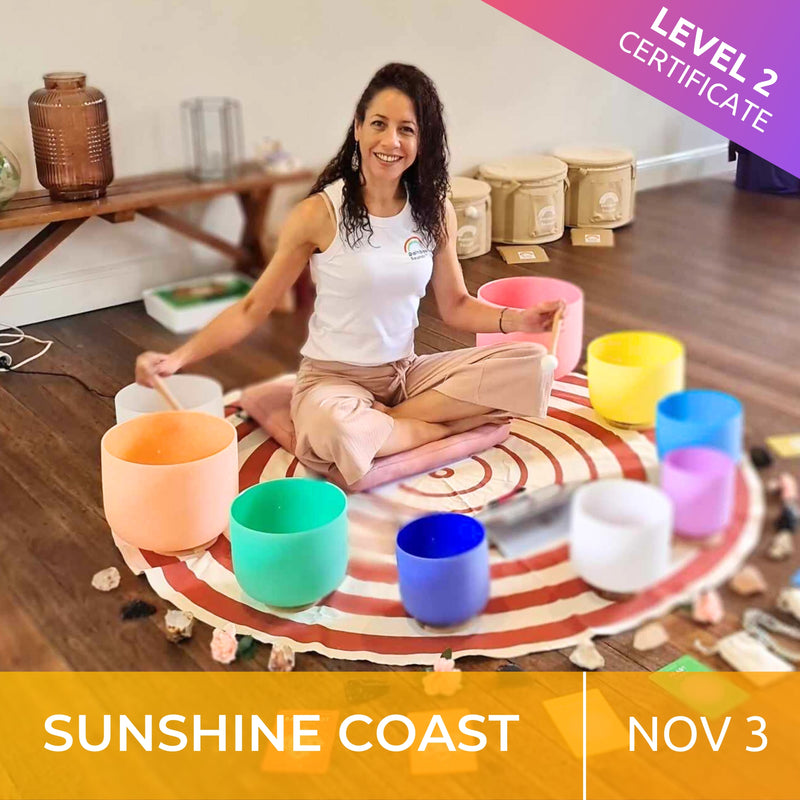 SUNSHINE COAST | Nov 3 | Level 2 Crystal Bowls Certificate | Half Day Class