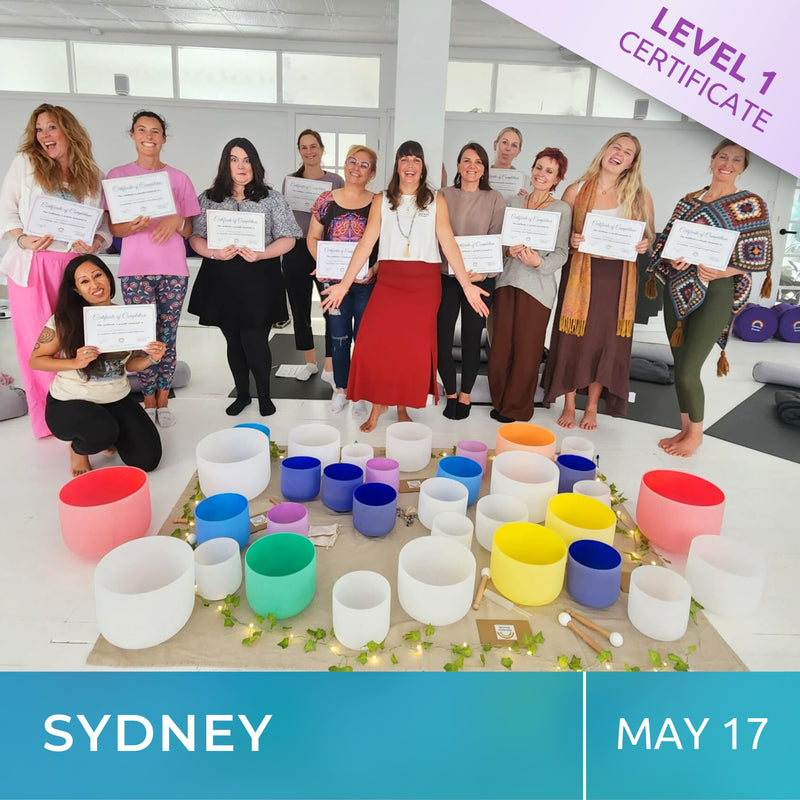 SYDNEY | May 17 | Level 1 Crystal Bowls Certificate | Half Day Class